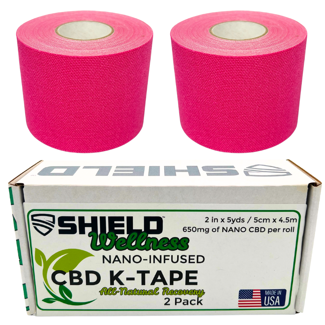 CBD Nano-Infused Kinesiology Tape - 2 Pack