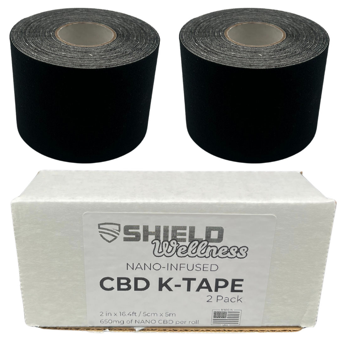 CBD Nano-Infused Kinesiology Tape - 2 Pack