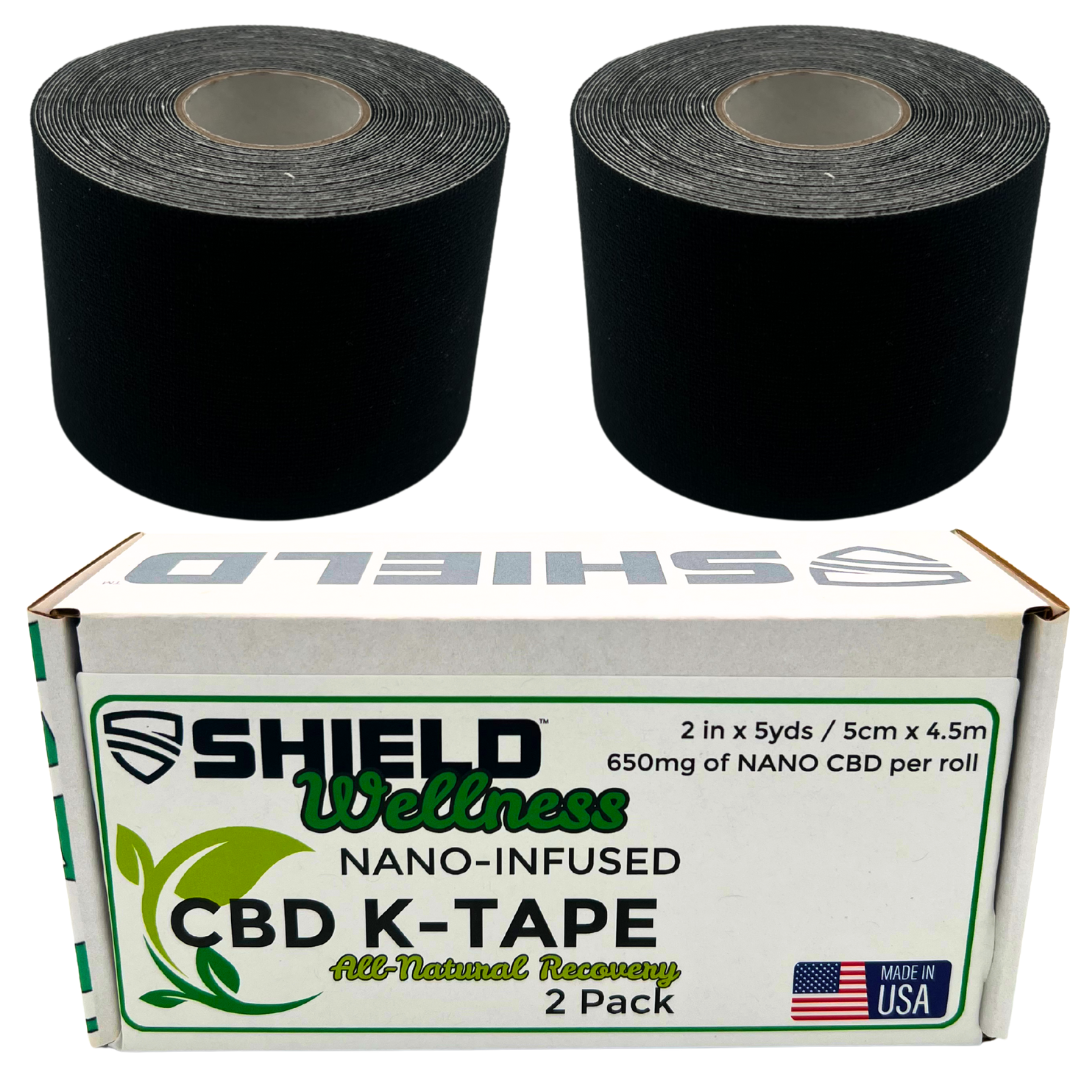 CBD Nano-Infused Kinesiology Tape - 2 Pack
