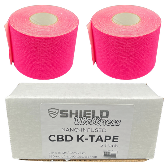 CBD Nano-Infused Kinesiology Tape - 2 Pack
